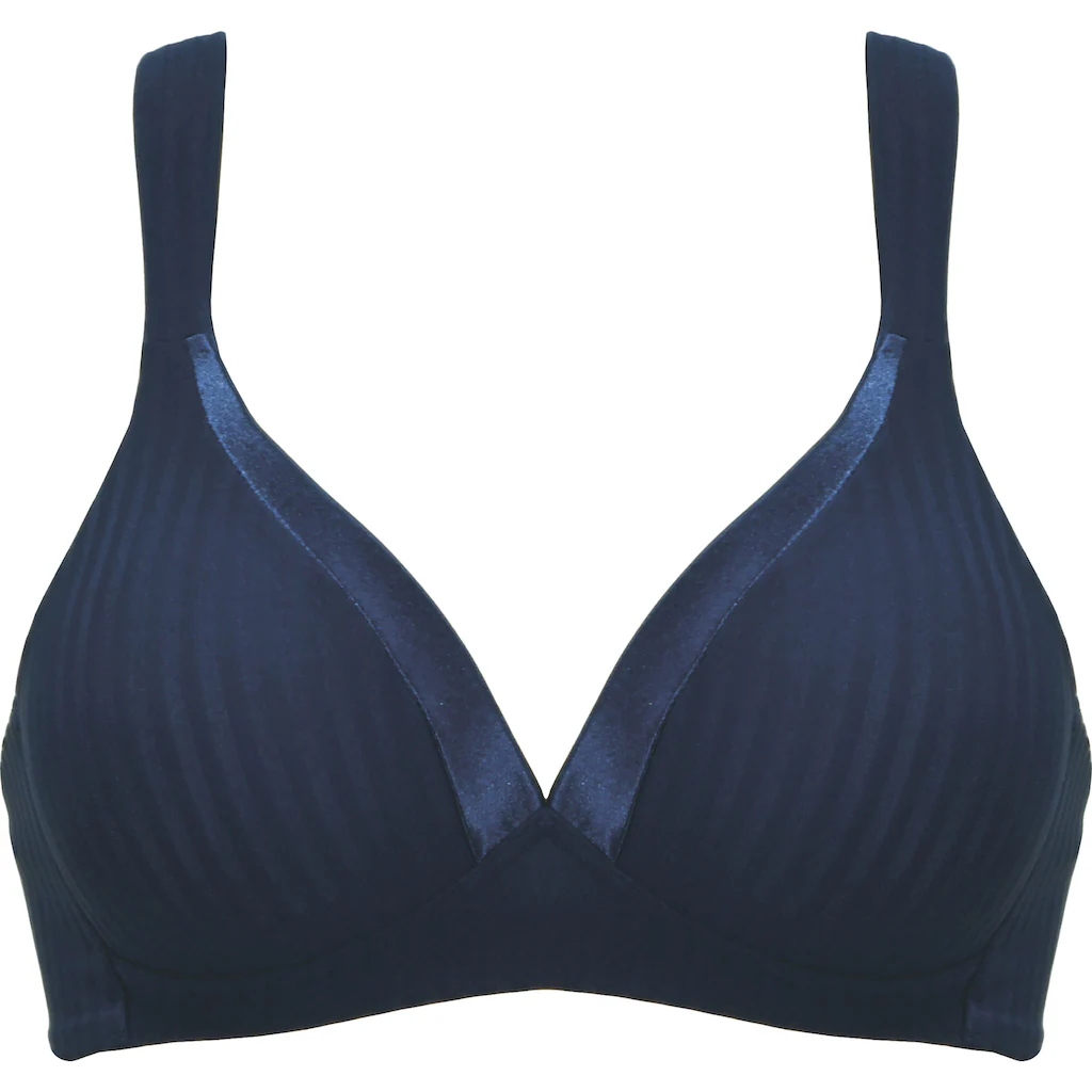 Naturana Schalen-BH mit dezentem Satinbesatz