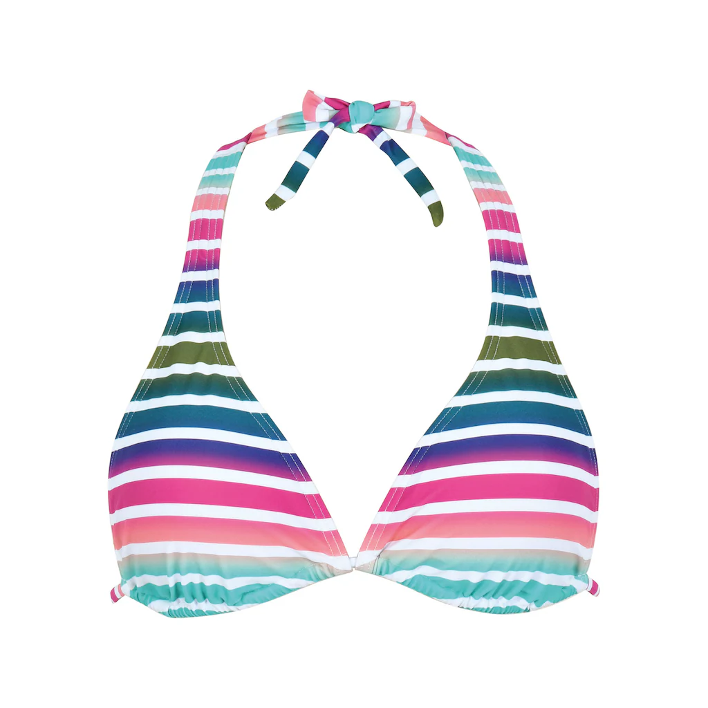 Naturana Triangel-Bikini-Top »Ice Pop« (Packung 1 St.) Mit Herausnehmbaren Pads Und Multicolor-Streifen Online Kaufen
