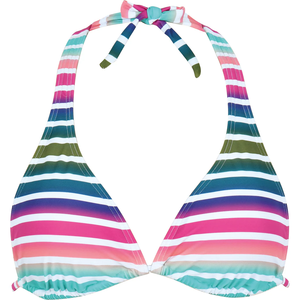 Naturana Triangel-Bikini-Top »Ice Pop« (Packung 1 St.) mit herausnehmbaren Pads und Multicolor-Streifen online kaufen
