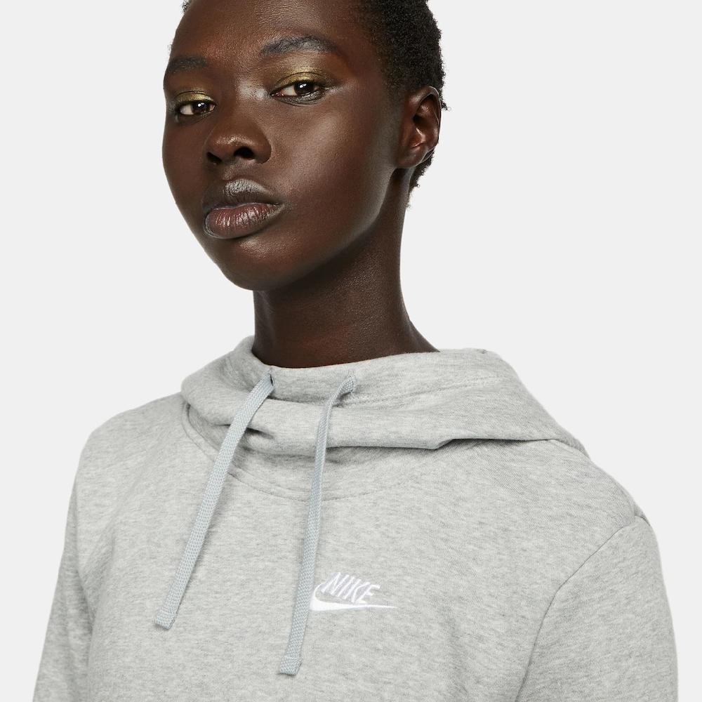 Nike Sportswear Kapuzensweatshirt »Club Fleece Women's Funnel Hoodie« Damen Kapuzenpullover Aus Weichem Fleece Material