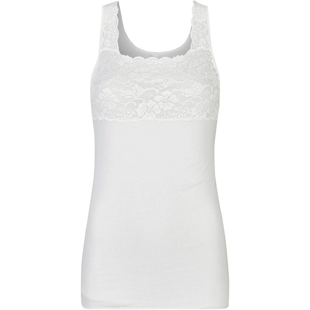 Nina Von C. Achselhemd »"Fine Cotton"« Mit Breitem Spitzenbund An Dekolleté Und Trägern Bestellen