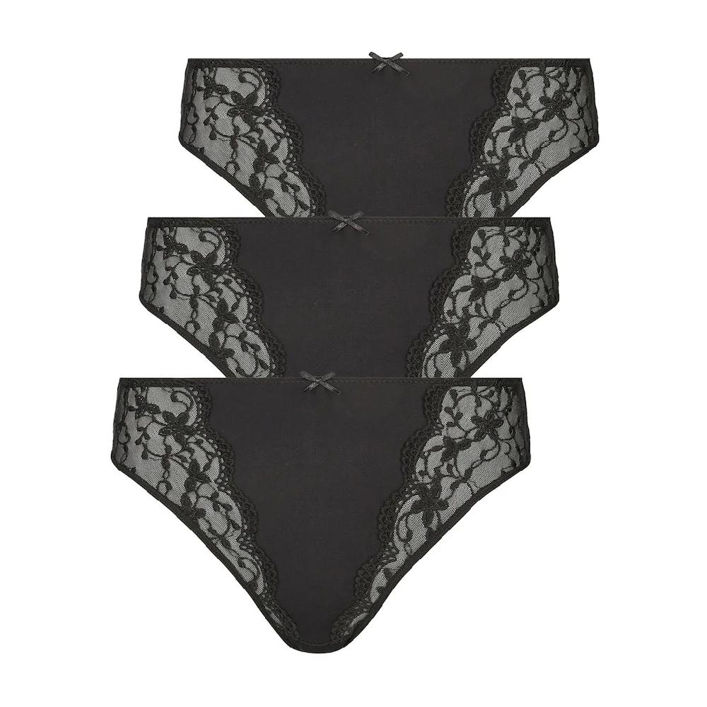 Nina Von C. Jazz-Pants Slips »3er Pack Damen Jazzpant Silver Edition« (Spar-Pack 3 Stück St.) ▷ für