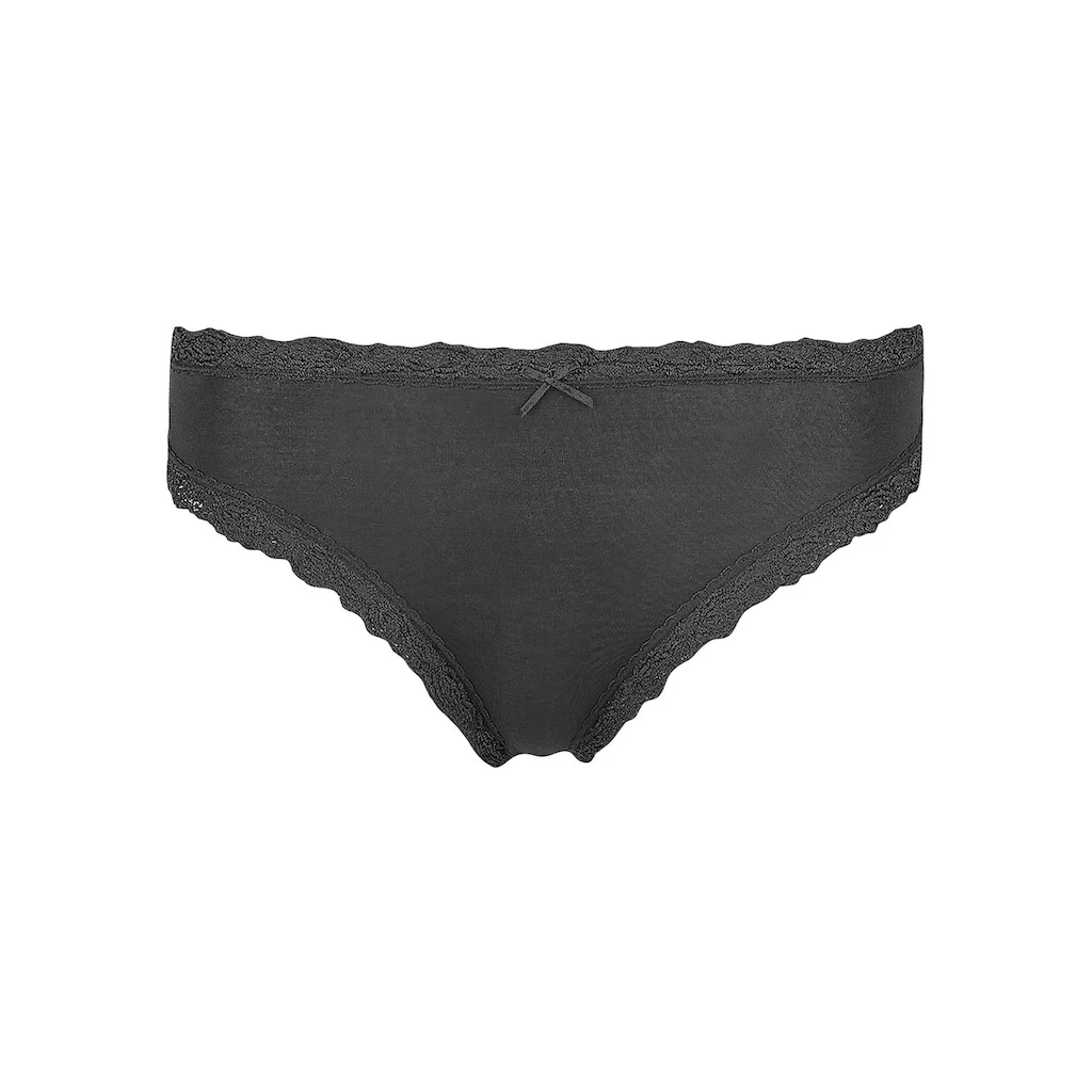 Nina Von C. Jazz-Pants Slips »"Cosy"« (3er Pack) Romantische & Glänzende Blütenspitze An Bund Und Bein Kaufen