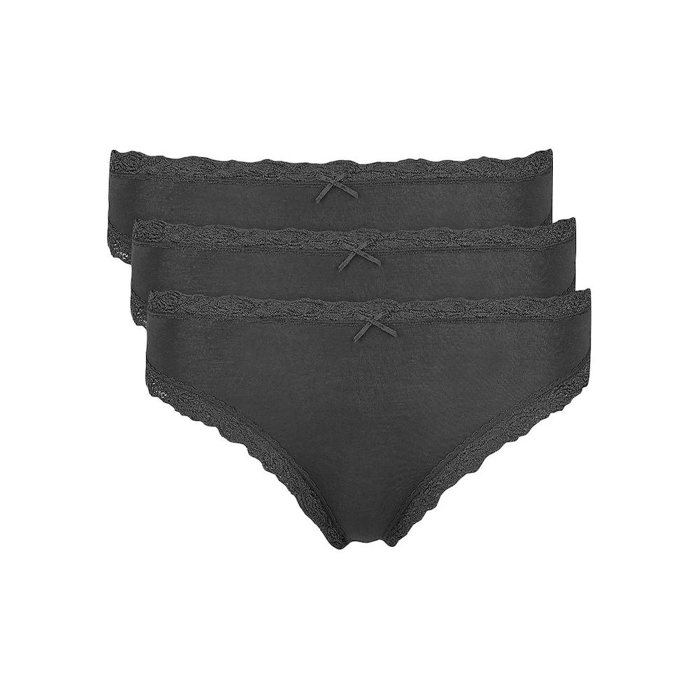 Nina Von C. Jazz-Pants Slips »"Cosy"« (3er Pack) romantische & glänzende Blütenspitze an Bund und Bein kaufen