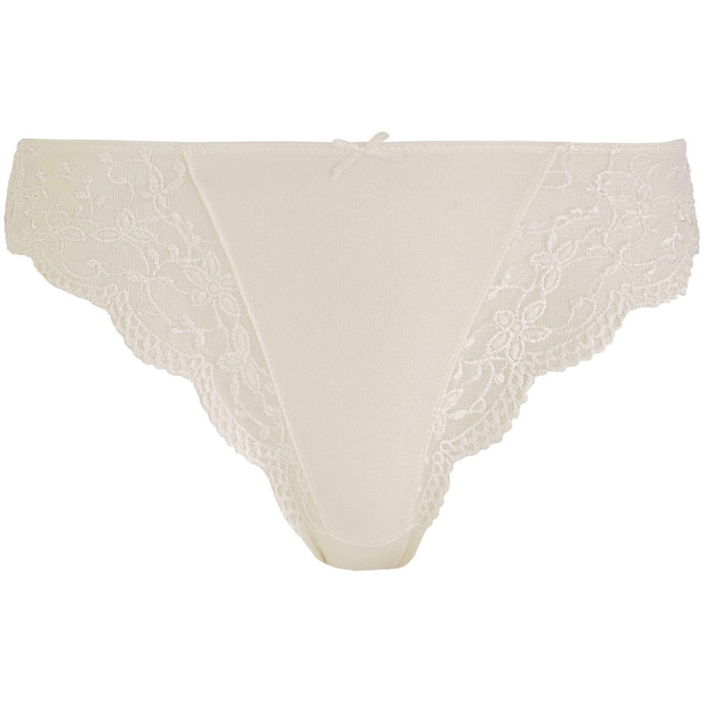 Nina Von C. String »"Silver Edition"« (2er Pack) Mit Floralen Spitzeneinsätzen ▷ Für