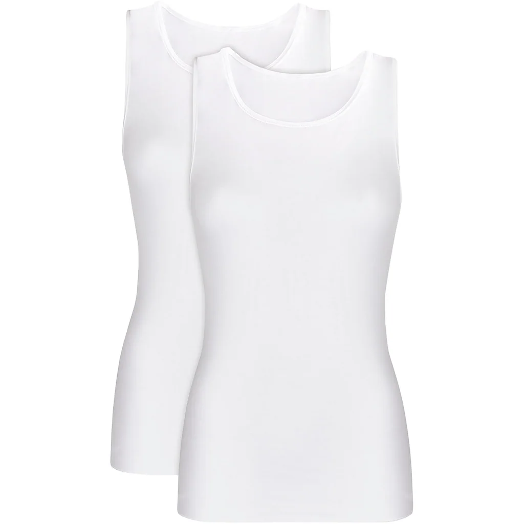 Nina Von C. Unterhemd »"Fine Cotton"« (2er Pack) mit flachen Seitennähten bestellen