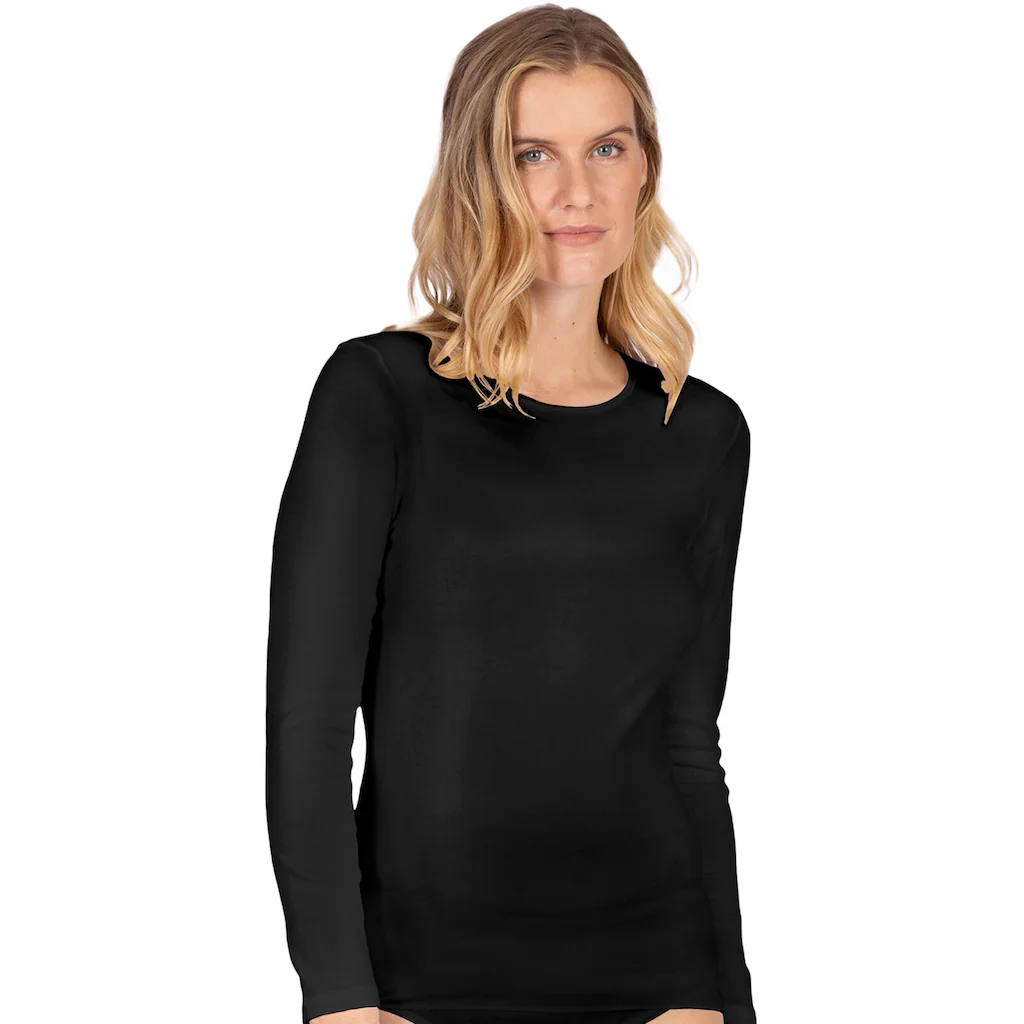 Nina Von C. Unterhemd »Langarm Damen Shirt GOTS Fine Cotton« (Spar-Pack 3 Stück St.) bestellen