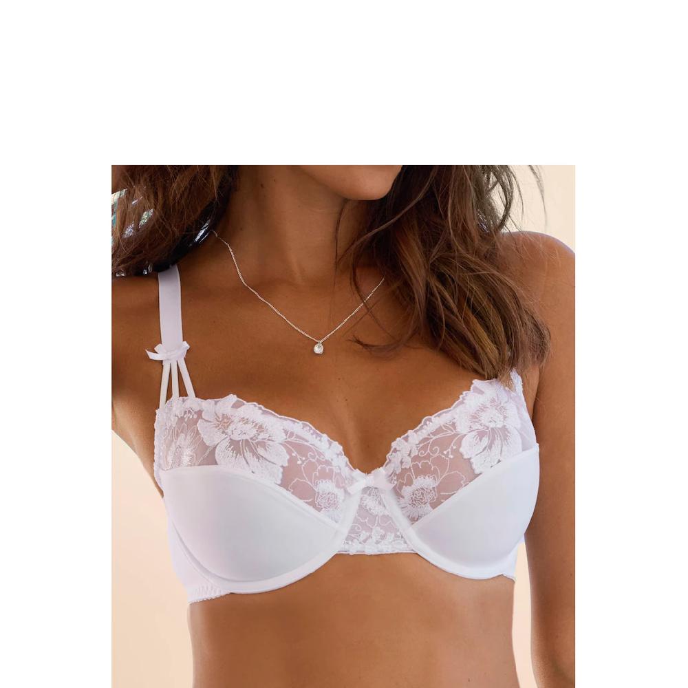 Nuance Bügel-BH Mit Edler Stickereispitze Und Hübschen Zierträgern Dessous Kaufen