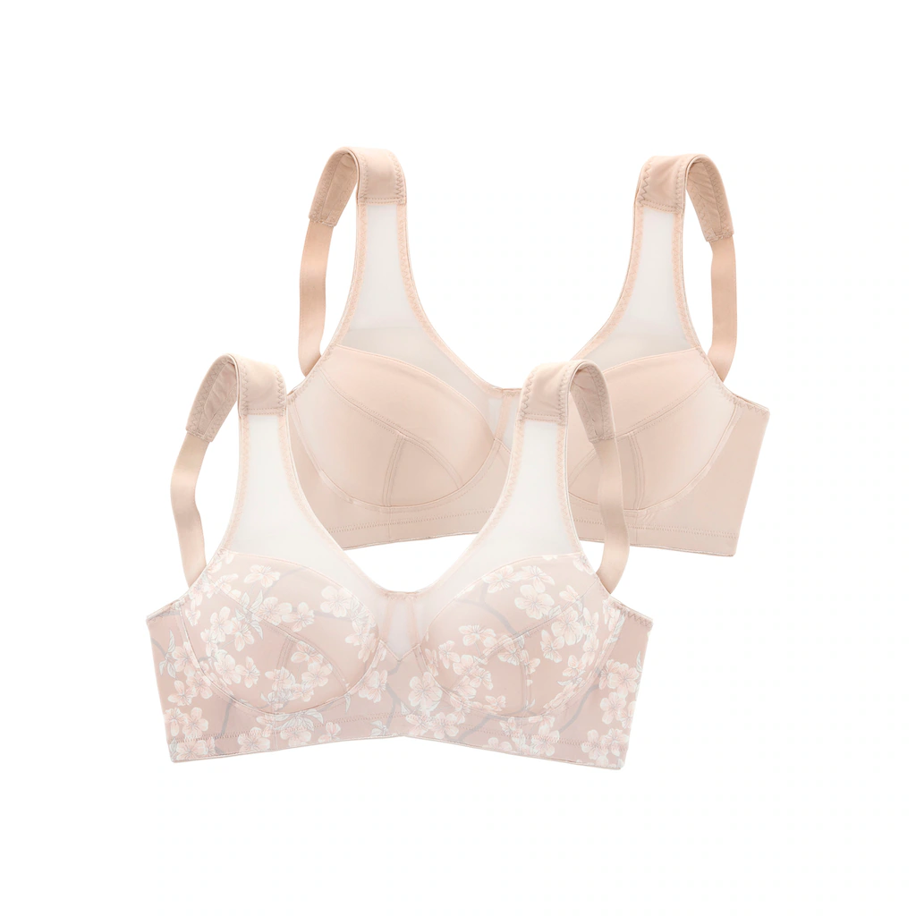 Nuance Entlastungs-BH Ohne Bügel Mit Hübschen Netzeinsätzen