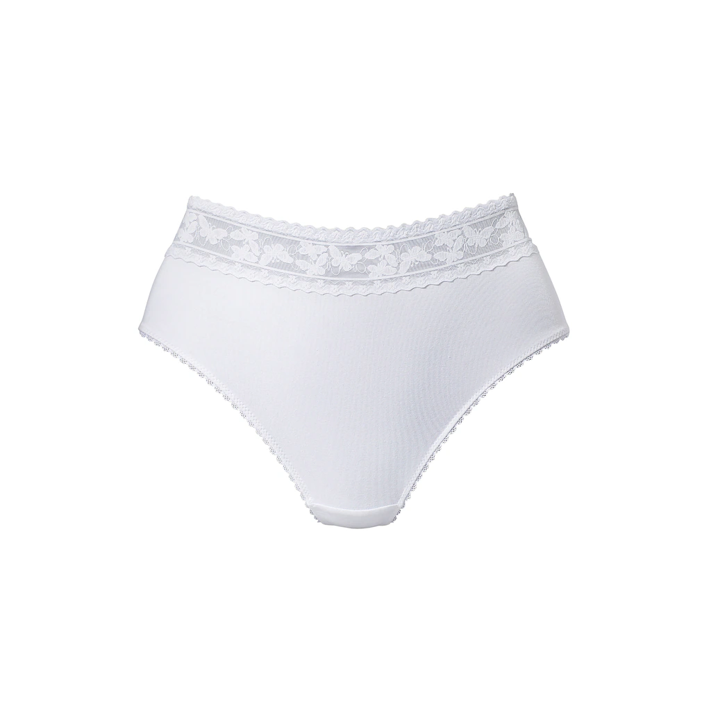 Nuance High-Waist-String Mit Bund Aus Feiner Spitze