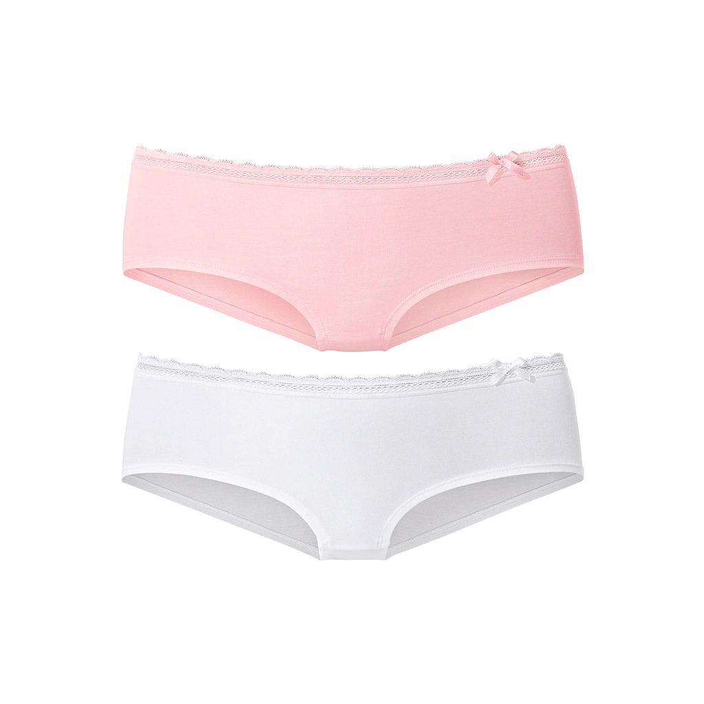 Nuance Panty (2 St.) Aus Weicher Baumwolle