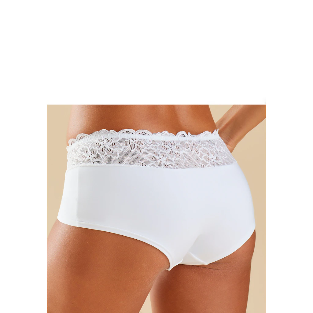 Nuance Panty Mit Floralem Spitzenbund