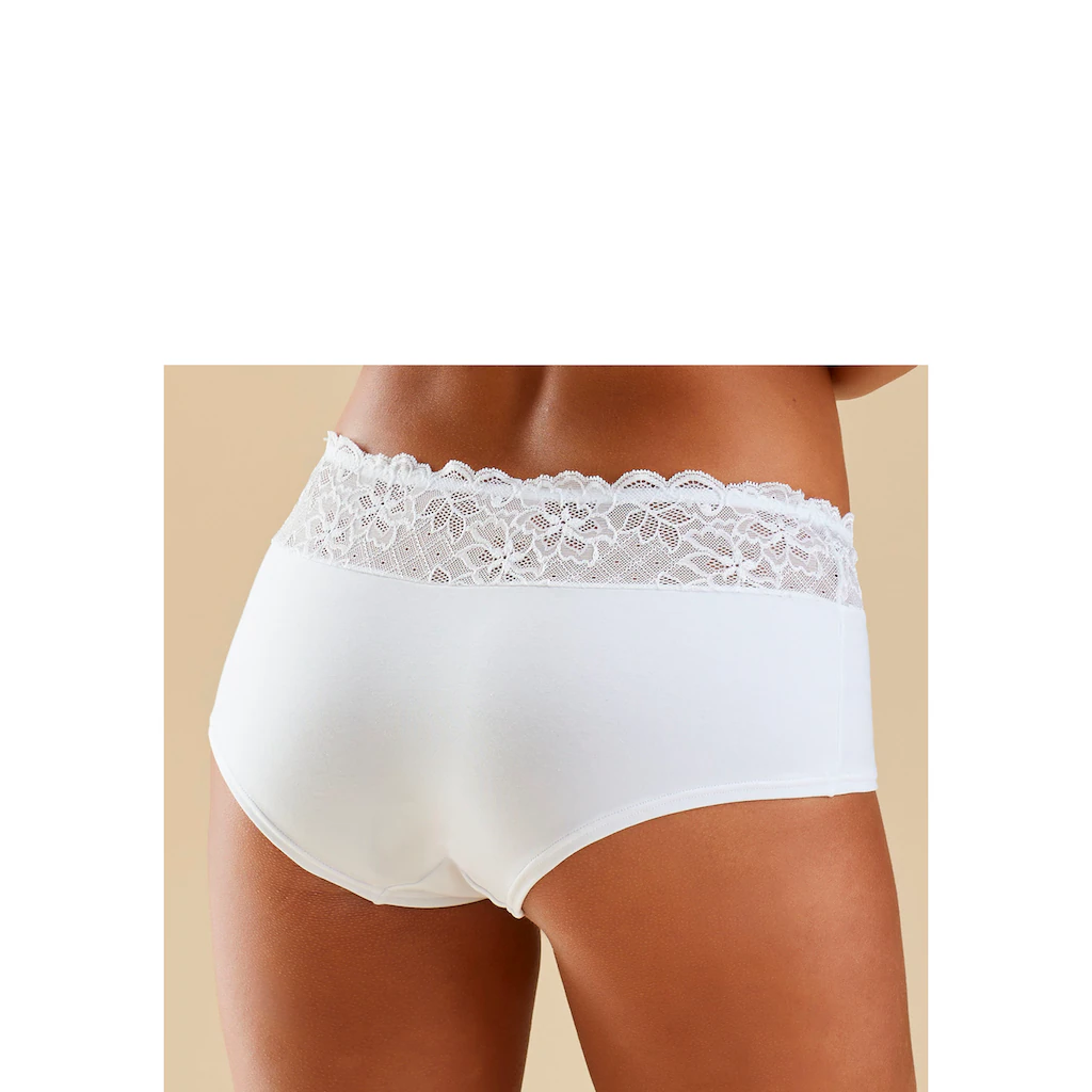 Nuance Panty Mit Floralem Spitzenbund