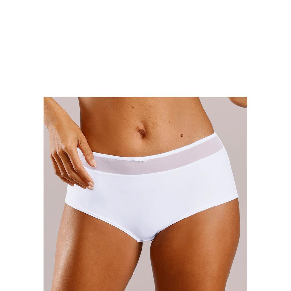 Nuance Panty mit transparentem Bund und Zierschleife