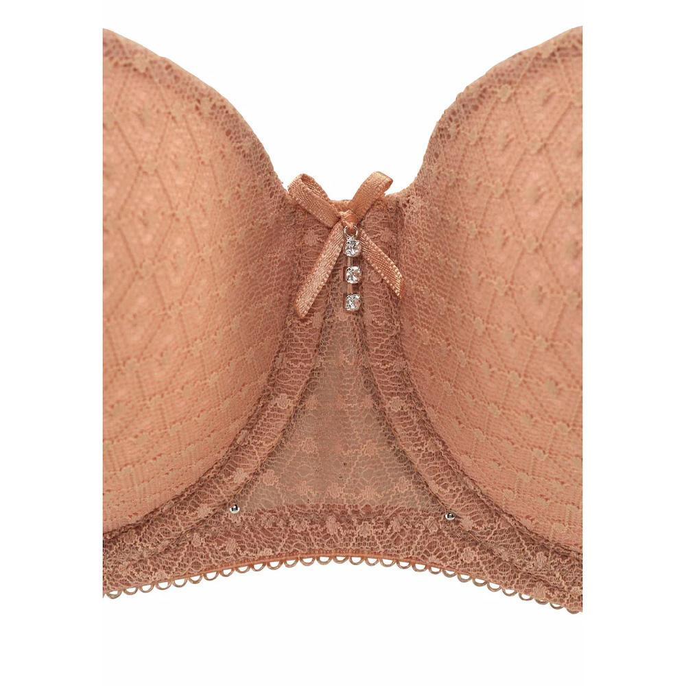 Nuance Schalen-BH Mit Zarter Grafischer Jacquardspitze