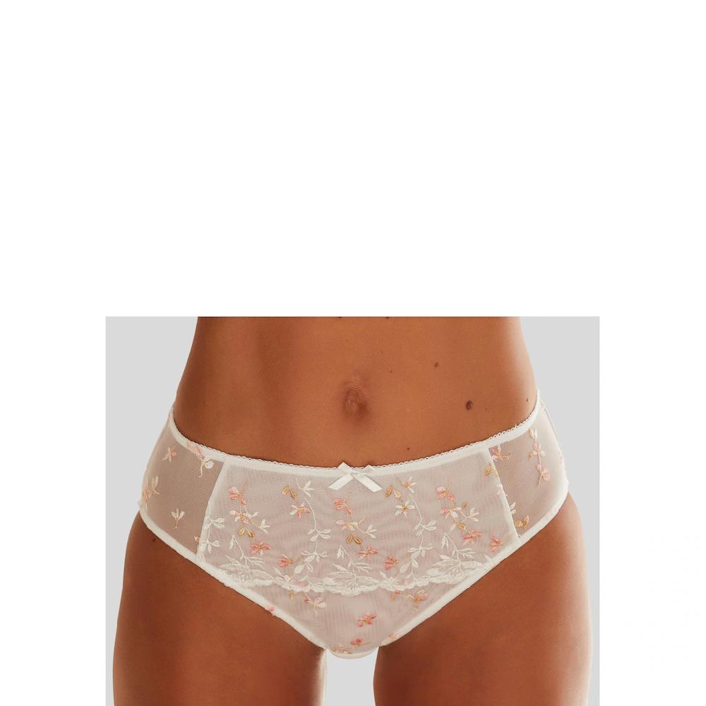 Nuance Slip mit feiner Stickerei Spitze in blumiger Optik online bestellen