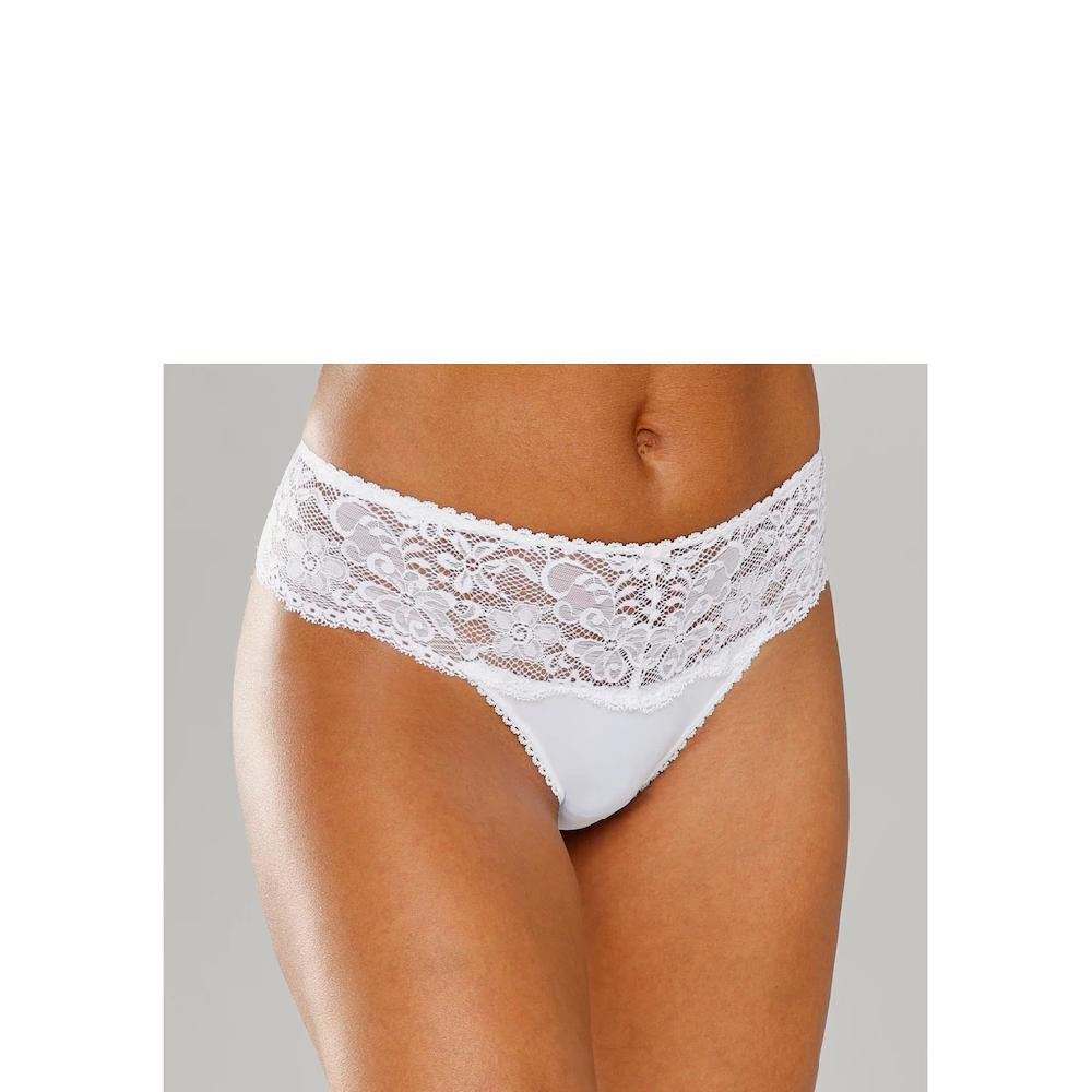 Nuance String (2 Stück) Mit Breitem Spitzenbund Online Kaufen