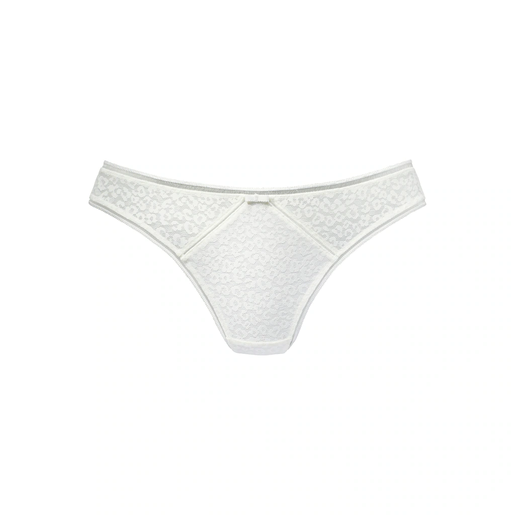 Nuance String Aus Allover-Jacquardspitze Im Angesagten Leo-Look Kaufen