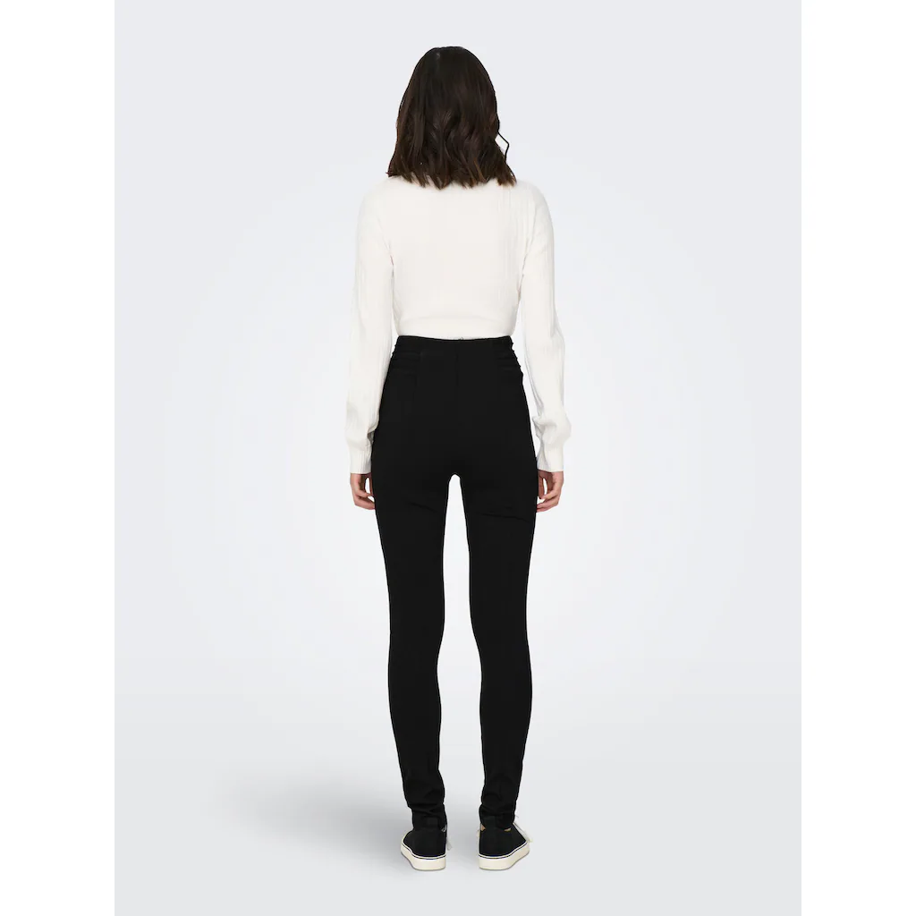 ONLY Leggings »ONLDAPHNE HW ZIP LEGGING PNT«
