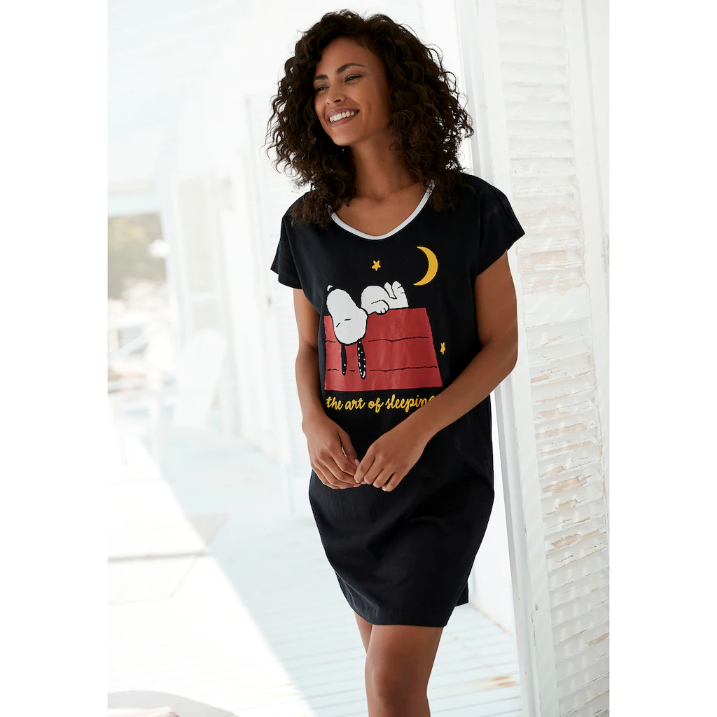 Peanuts Nachthemd Mit Snoopy Druckmotiv Kaufen