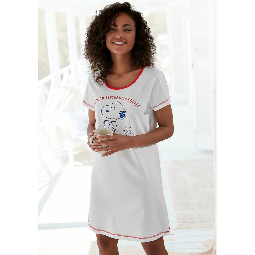 Peanuts Nachthemd mit Snoopy Druckmotiv online kaufen