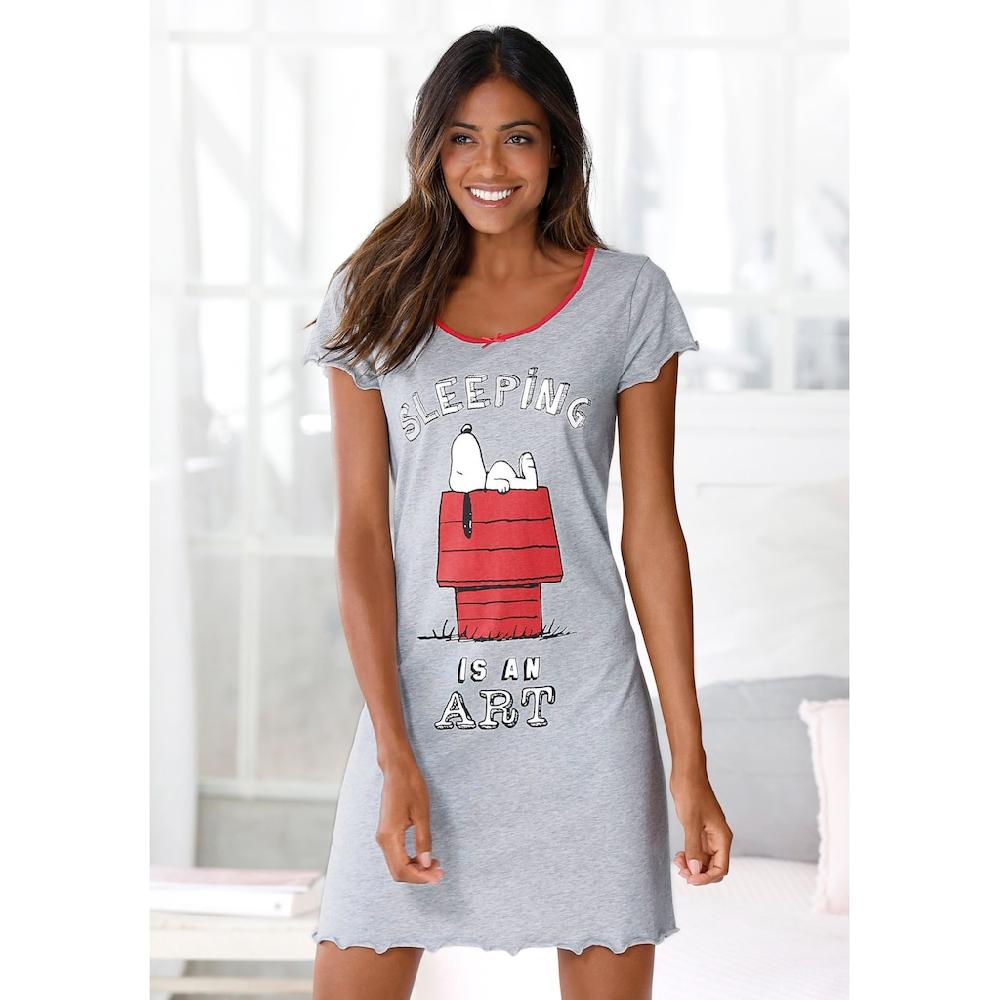 Peanuts Nachthemd mit Snoopy-Frontprint online kaufen