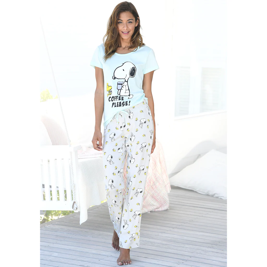 Peanuts Pyjama Mit Print Online Kaufen
