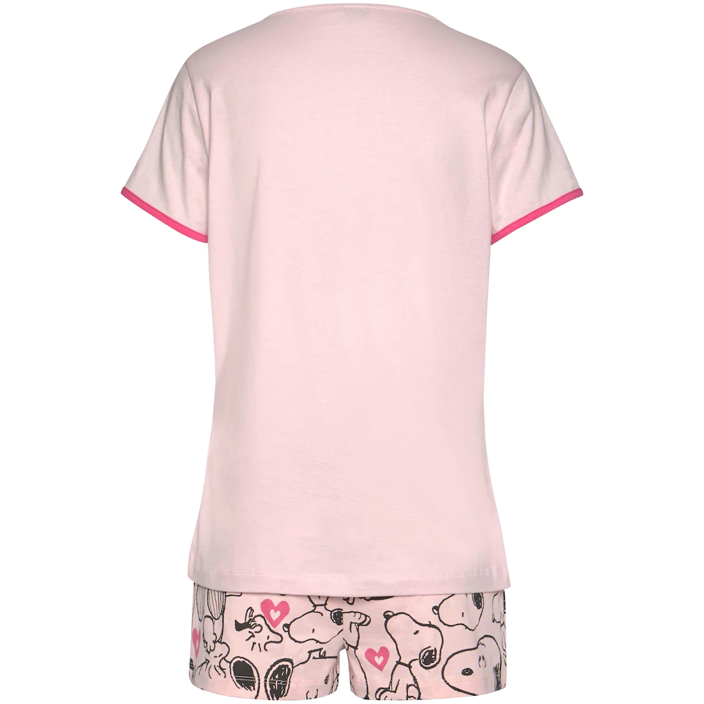 Peanuts Shorty (2 Tlg.) Mit Snoopy-Herz-Print Kaufen
