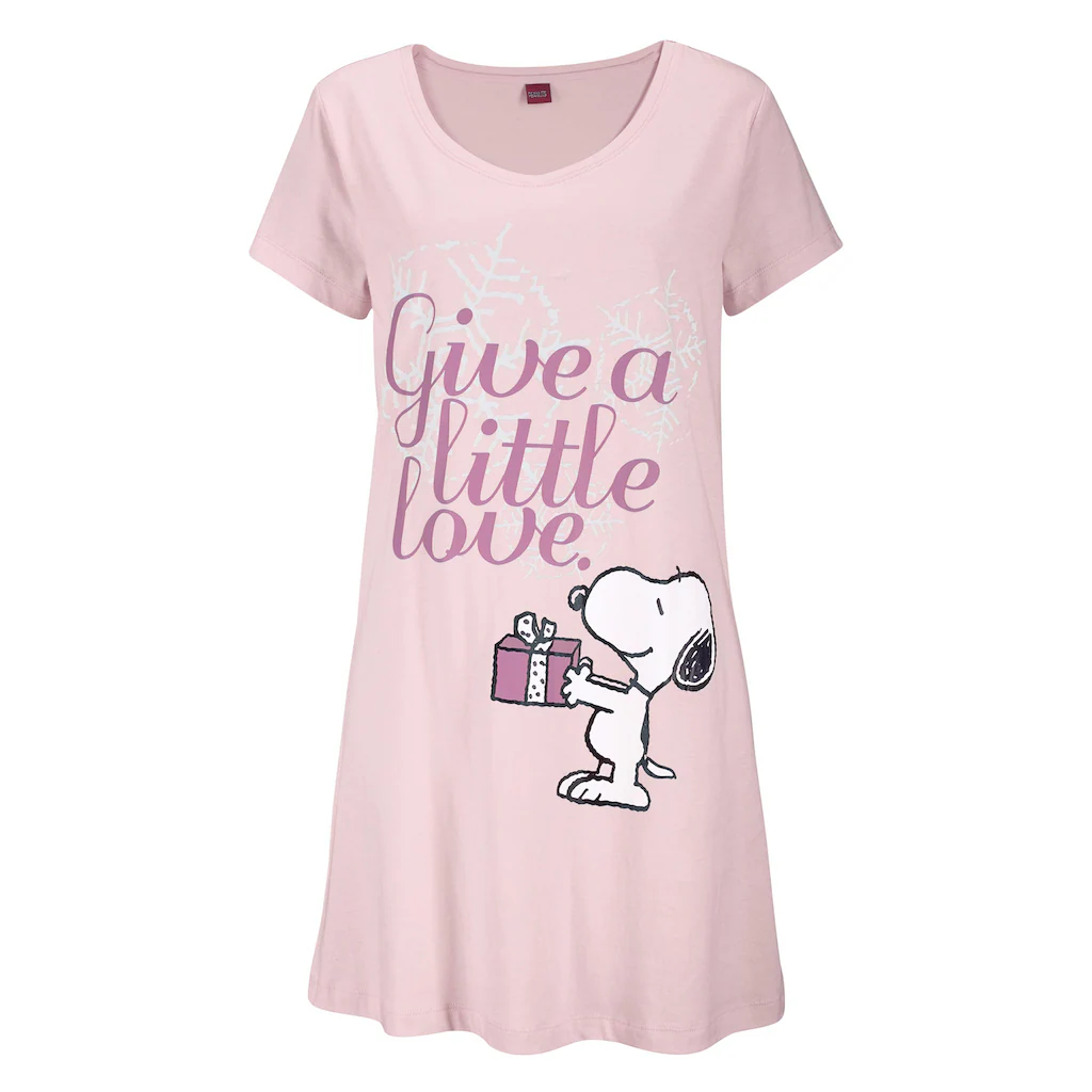 Peanuts Sleepshirt Mit Snoopy-Print In Minilänge Kaufen