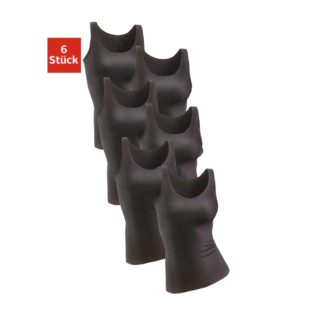 petite fleur Achselhemd (6er-Pack) aus reiner Baumwolle Tanktop Unterziehshirt online bestellen