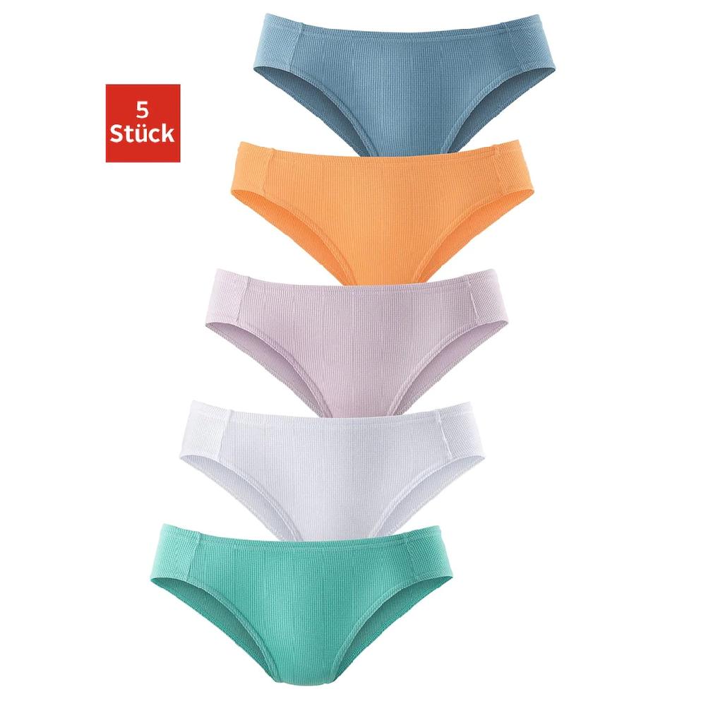 petite fleur Bikinislip (5er-Pack) aus weicher Pikee-Qualität online kaufen