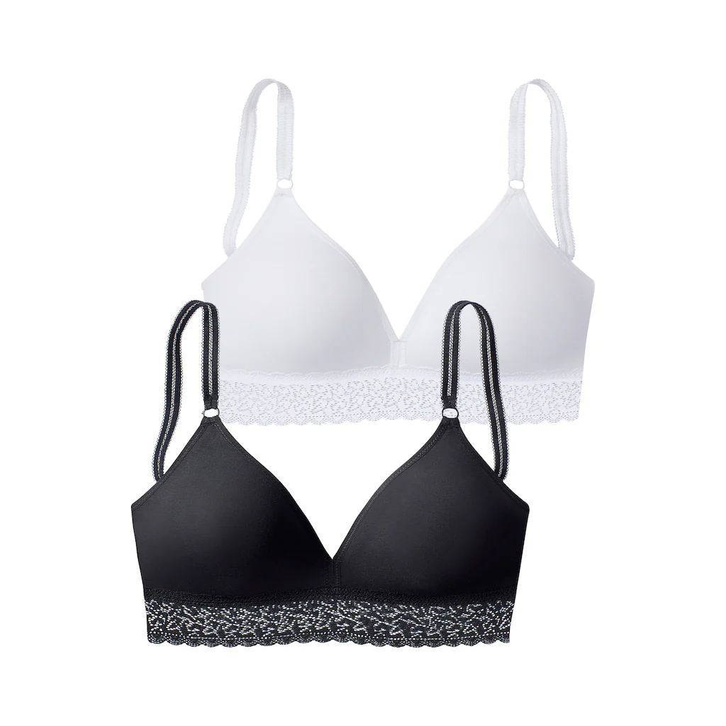 Petite Fleur Bralette-BH Ohne Bügel Im Attraktiven Doppelpack Bestellen