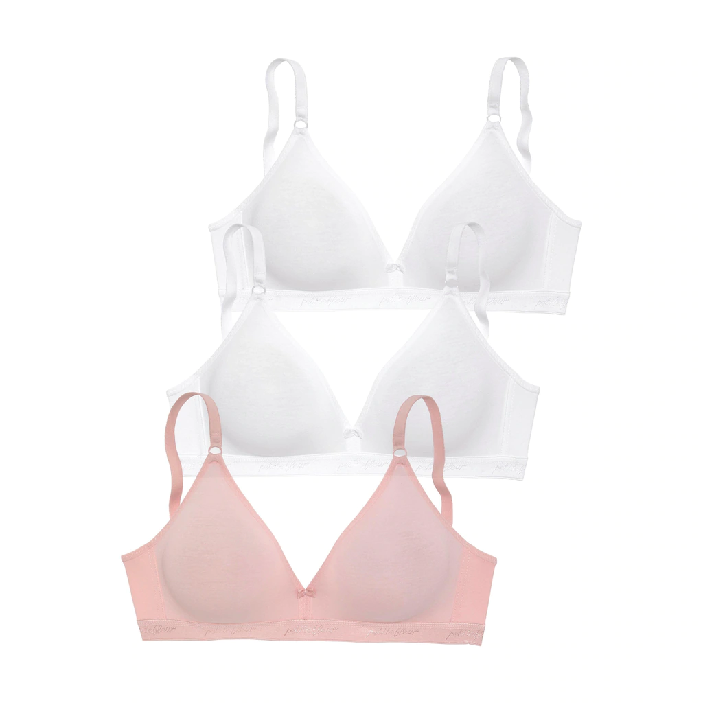 Petite Fleur Bralette-BH Ohne Bügel Im Triangel-Schnitt Aus Baumwolle ▷ Für