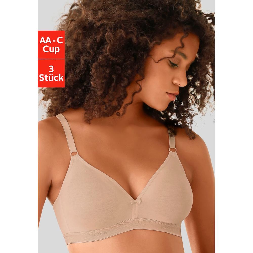 petite fleur Bralette-BH ohne Bügel im Triangel-Schnitt aus Baumwolle Basic Dessous online bestellen