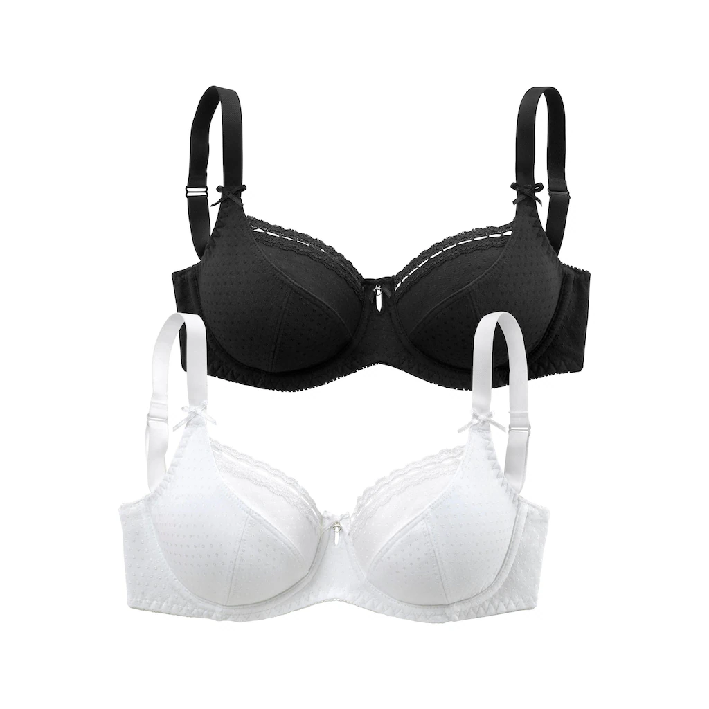 Petite Fleur Bügel-BH Aus Baumwolljacquard Im Dirndl-Schnitt Dessous Online Bestellen