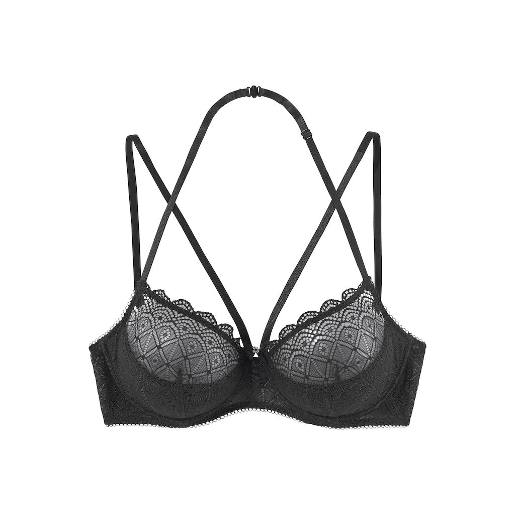 Petite Fleur Gold Büstenhebe Mit Neckholder Und Strass-Applikation Sexy Dessous Reizwäsche ▷ Für