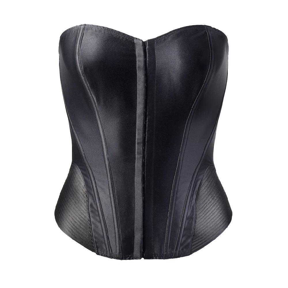 Petite Fleur Gold Corsage In Longform Mit Edler Schnürung In Der Hinteren Mitte Sexy Dessous ▷ Für