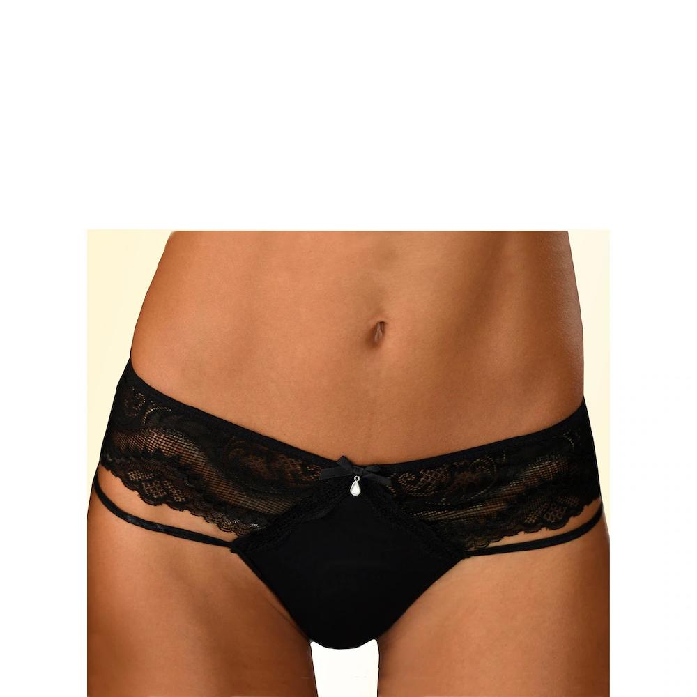 Petite Fleur Gold Tanga Mit Eleganter Spitze Online Kaufen