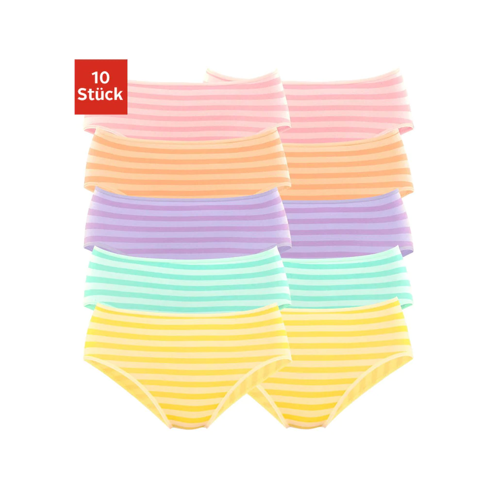 Petite Fleur Jazz-Pants Slips (10er-Pack) Aus Elastischer Baumwolle Kaufen