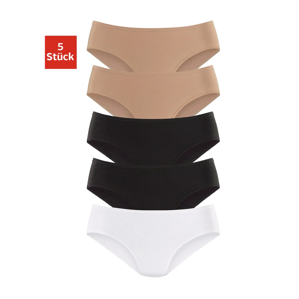 petite fleur Jazz-Pants Slips (Packung 5 St. 5er-Pack) aus elastischer Baumwolle ▷ für