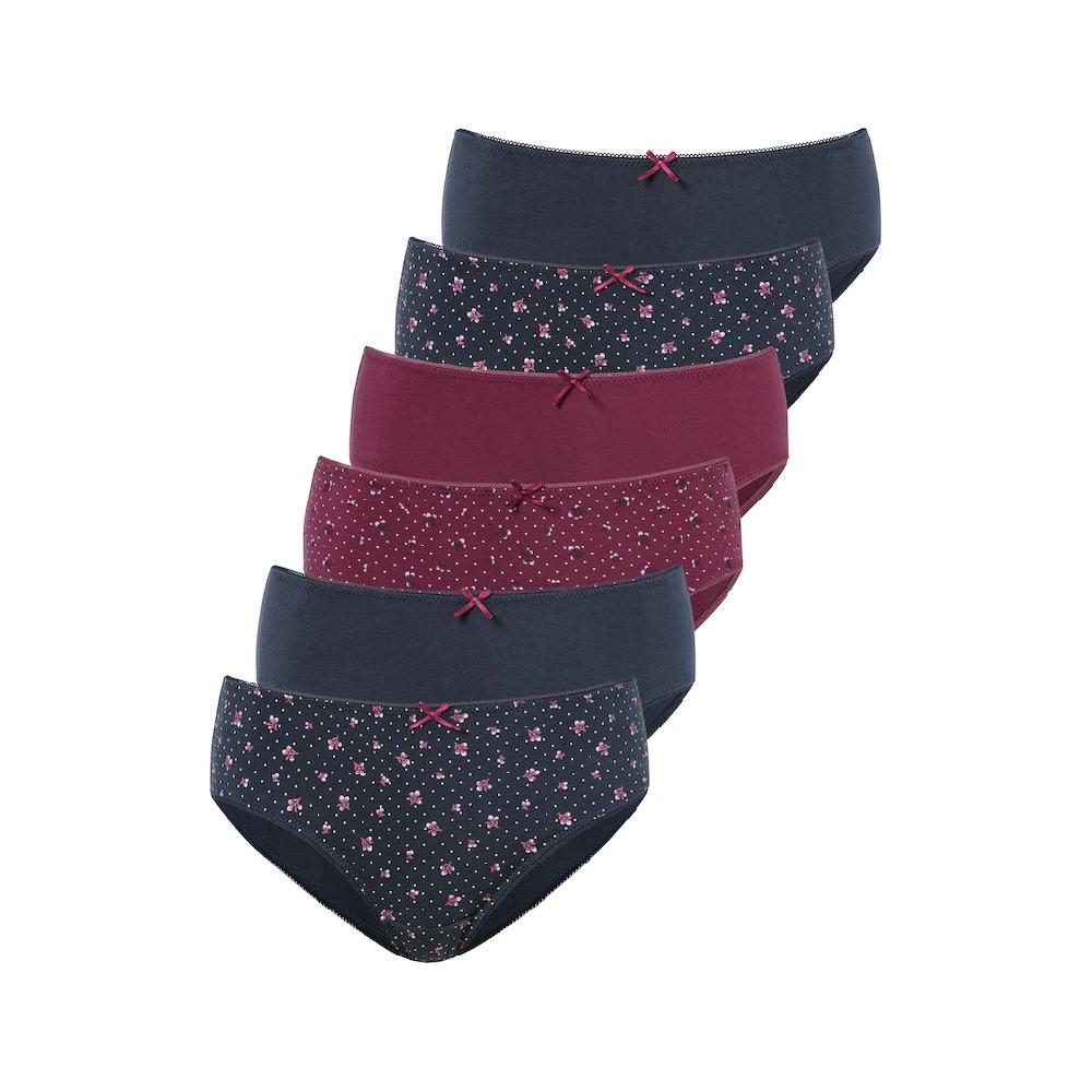 petite fleur Jazz-Pants Slips (Set 6 St. 6er-Pack) aus elastischer Baumwolle