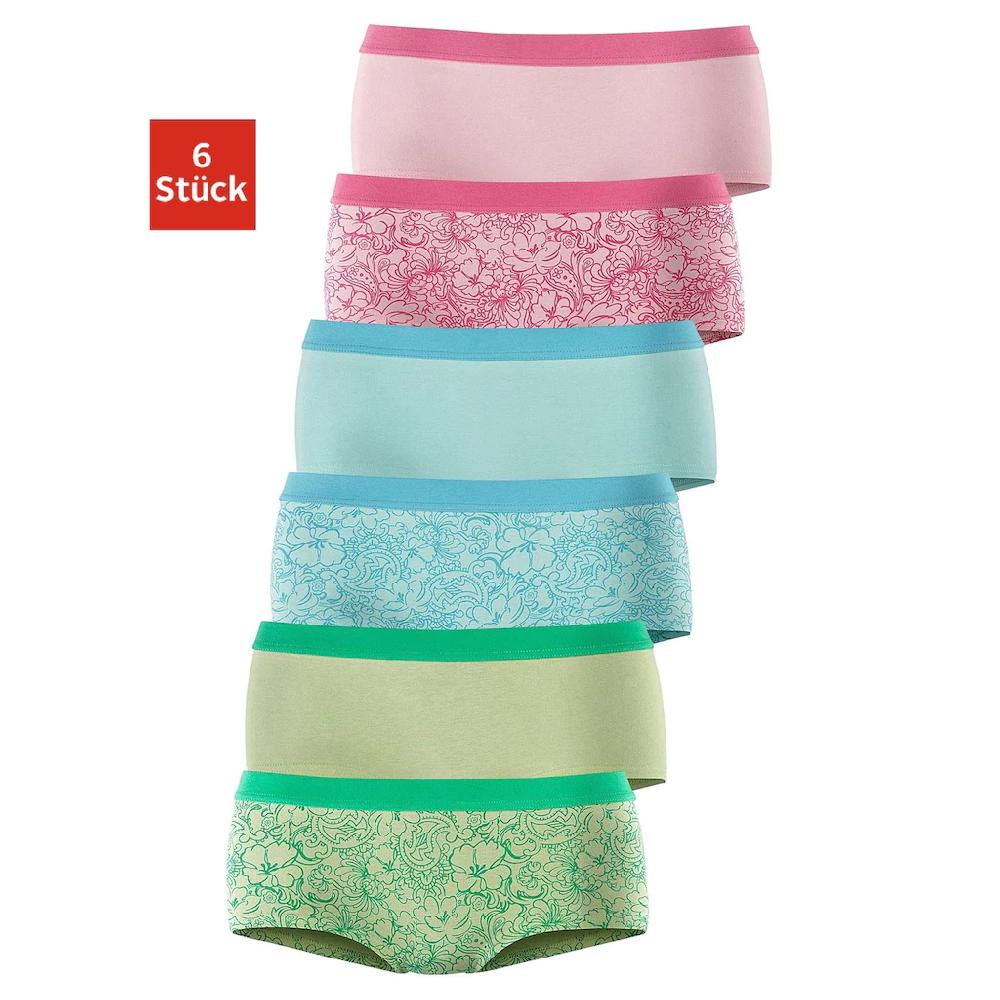 petite fleur Panty (6er-Pack) aus elastischer Baumwolle