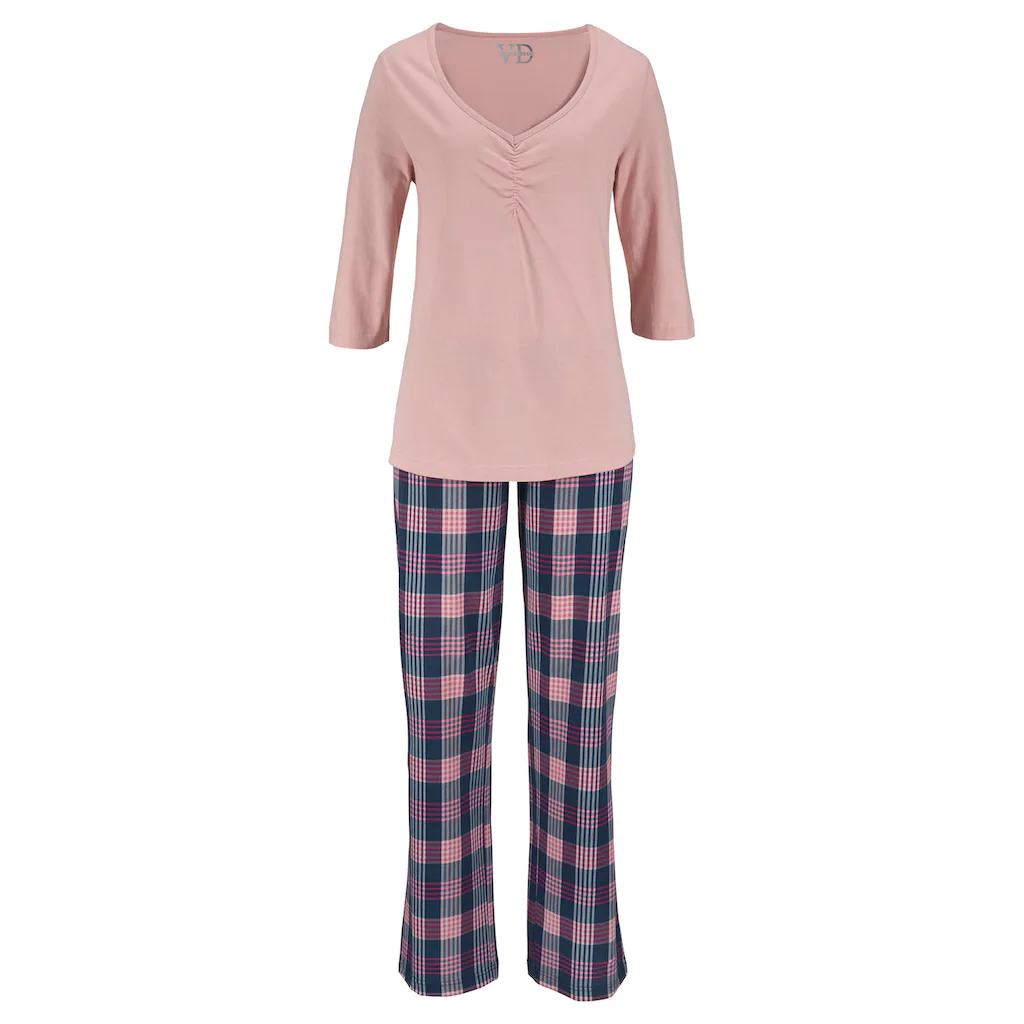 PETITE FLEUR Pyjama (2 Stück) Mit V- Ausschnitt Online Kaufen