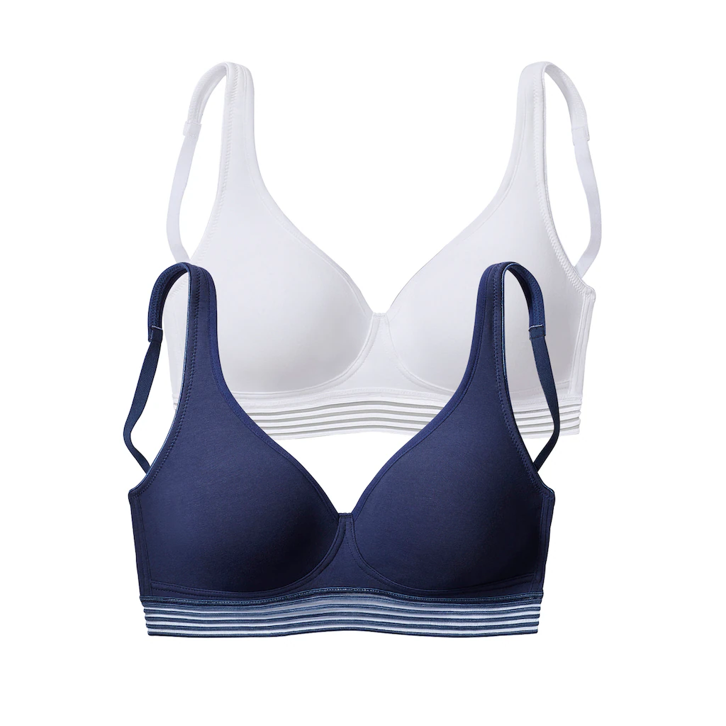 Petite Fleur Soft-BH Mit Modischem Bund In Streifen-Optik Kaufen