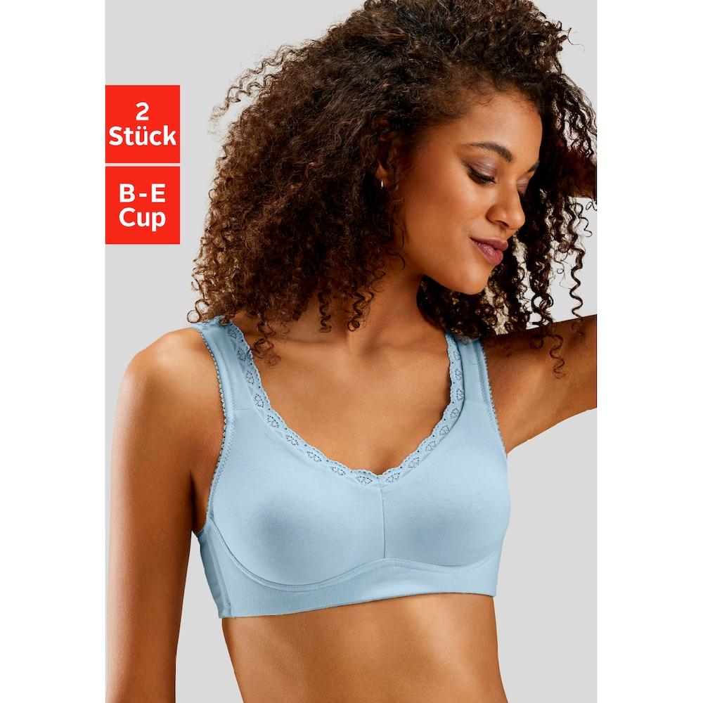 petite fleur Soft-BH ohne Bügel mit Spitzenkante bestellen petite fleur Soft-BH ohne Bügel mit Spitzenkante bestellen