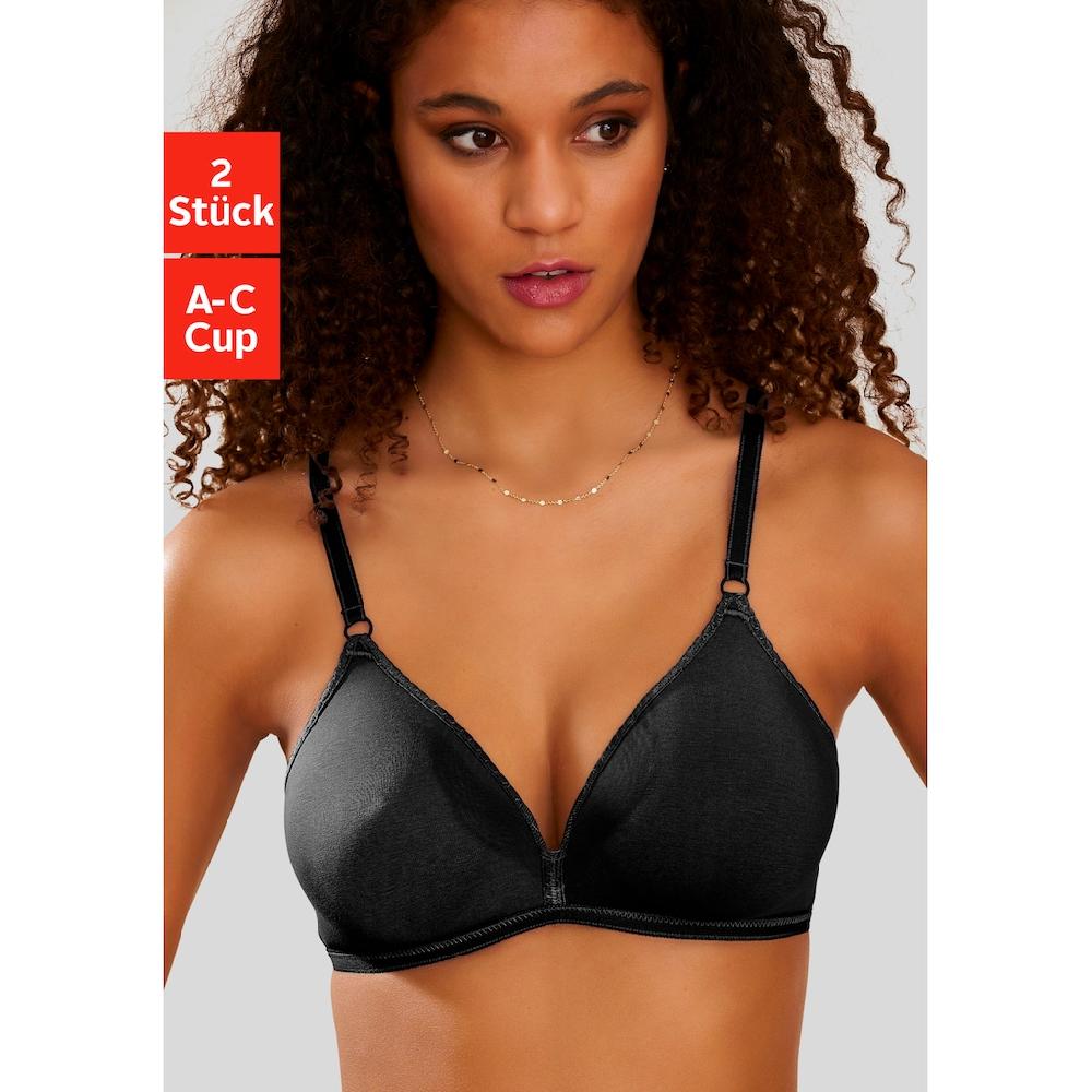 petite fleur Soft-BH (Packung 2 Stück) ohne Bügel im Triangel Schnitt online kaufen