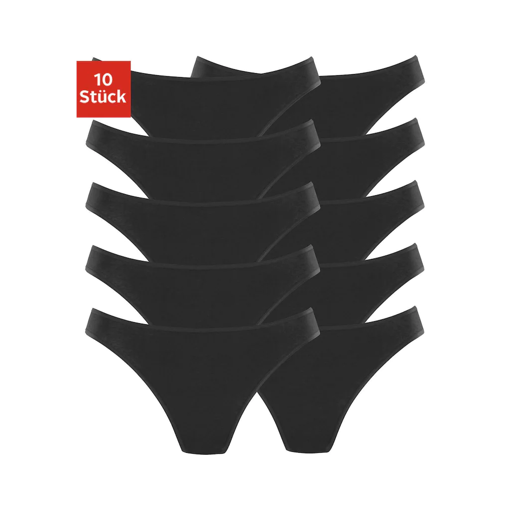 petite fleur String (10er-Pack) aus elastischer Baumwolle online kaufen