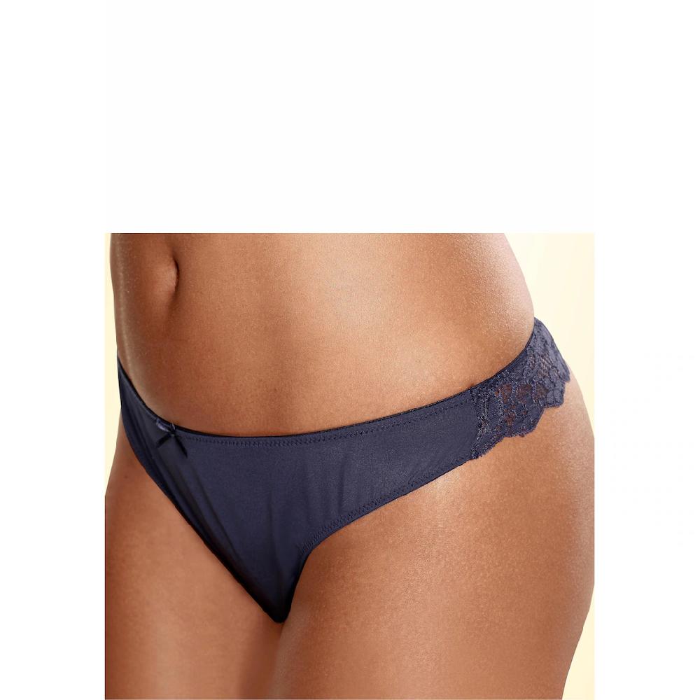 Petite Fleur String (3 St.) Hinten Komplett Aus Zarter Jacquardspitze Online Bestellen