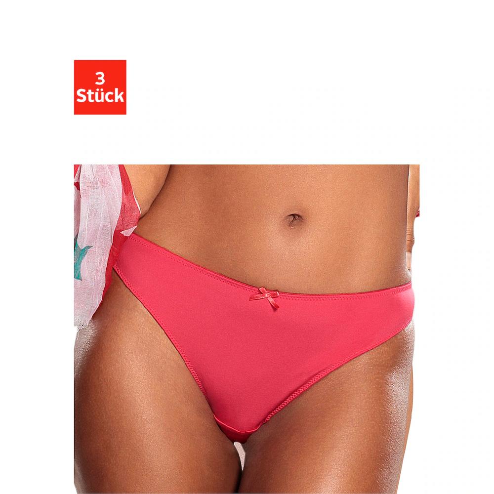 petite fleur String (3 St.) hinten komplett aus zarter Jacquardspitze online bestellen