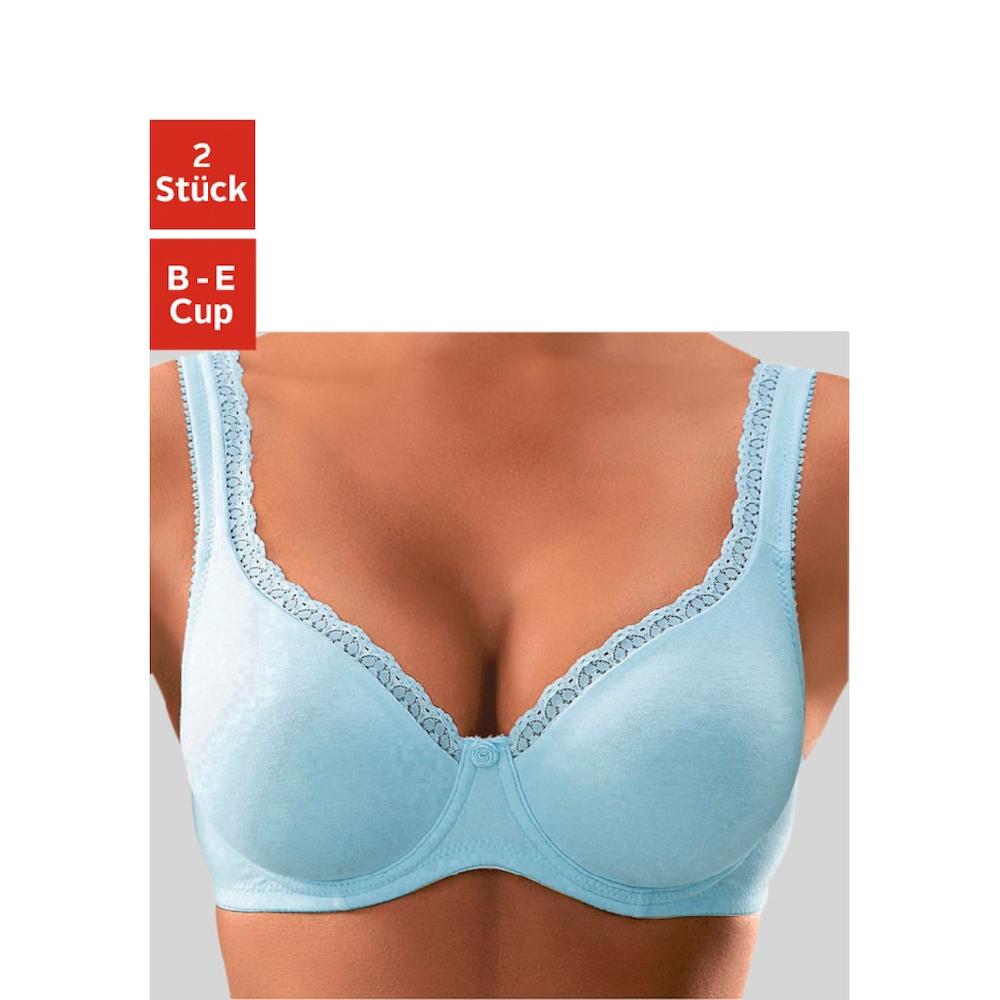 petite fleur T-Shirt-BH mit ungefütterten nahtlosen Cups aus Baumwollqualität ▷ für